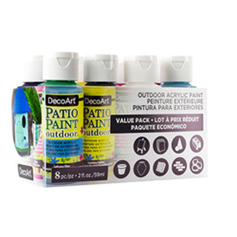 8 Colour Patio Paint Value Pack