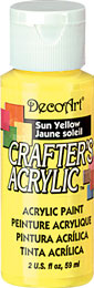 Sun Yellow Crafters Acrylic 2oz