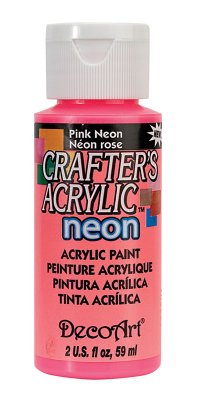 Pink Neon Crafters Acrylic 2oz