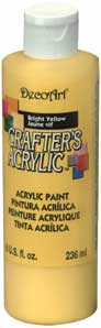 Bright Yellow Crafters Acrylic 8oz