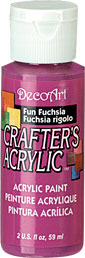 Fun Fuchsia Crafters Acrylic 2oz