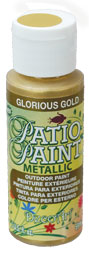 Glorious Gold Patio Paint