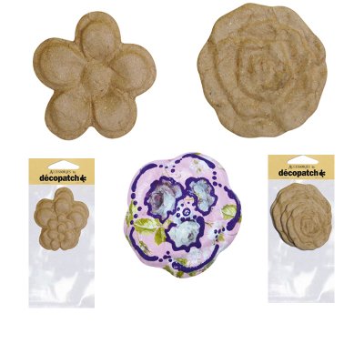Assorted flowers Pack of 4