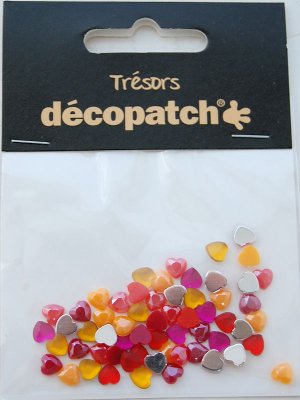 Pack of 60 hearts, 0.5cm –Yell