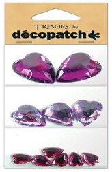 #BCS~Thin heart shapes, purple