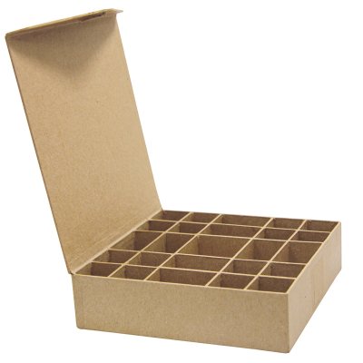 25 Compartment box for rings/buttons etc.