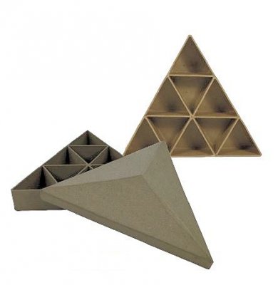 Triangle compartments box