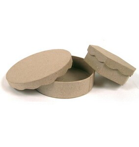 Set of 2 mini chocolate boxes