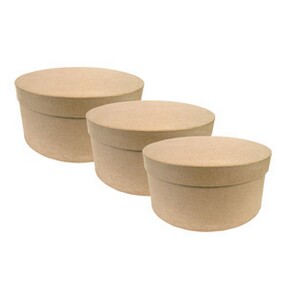 #BCS~Set of 3 hat boxes