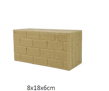 Embossed brick