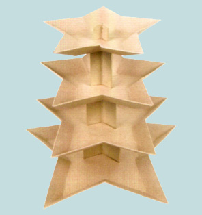 #BCS~Pyramid tray 4 stars