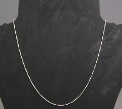 Silver Ball Chain 18&quot;