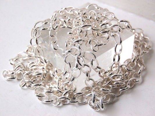 #BCS~Silver Belcher Bracelet Chain
