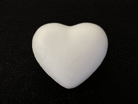 Polystyrene heart 5cm x 50pcs