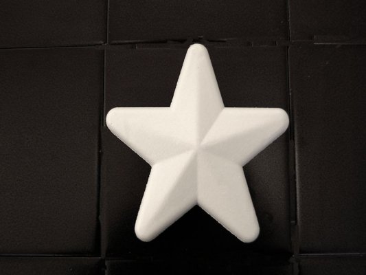 Polystyrene star 15cm x20pcs