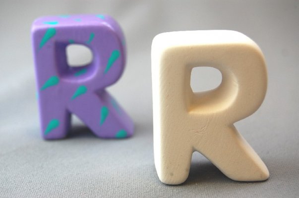 3D Letter R 4.5cm Inner Wrap Quantity 6