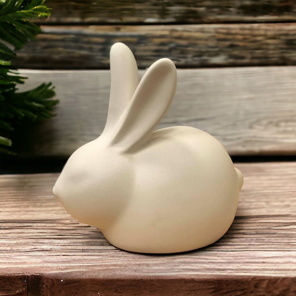 Bunny Rabbit Hare Ornament Box Quantity 6