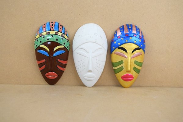 Aboriginal type Mask SECONDS Box Quantity 12