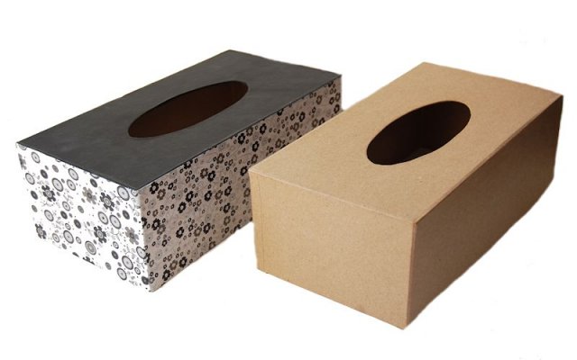 Tissue box Rectangle Single