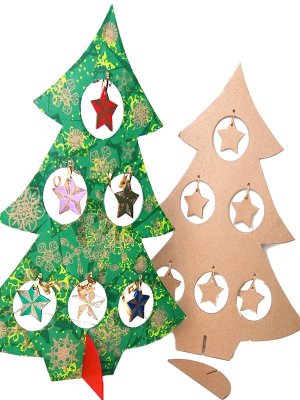 Flat Collapsible Christmas tree x 6
