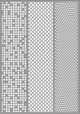 A4 Tryptich Mask Stencil