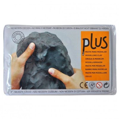 Plus Air Drying Clay - Black 1kg