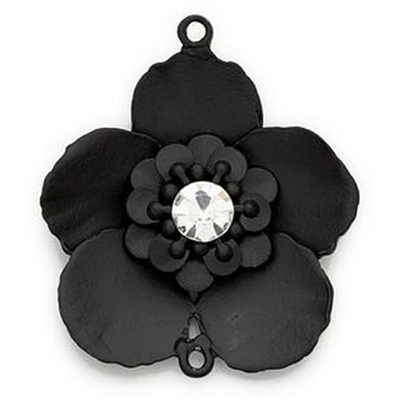 Tk Pdnt Mtl Flower Black