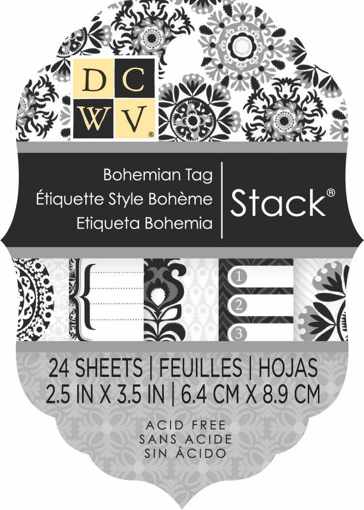 2X3 Bohemian Tag Stack