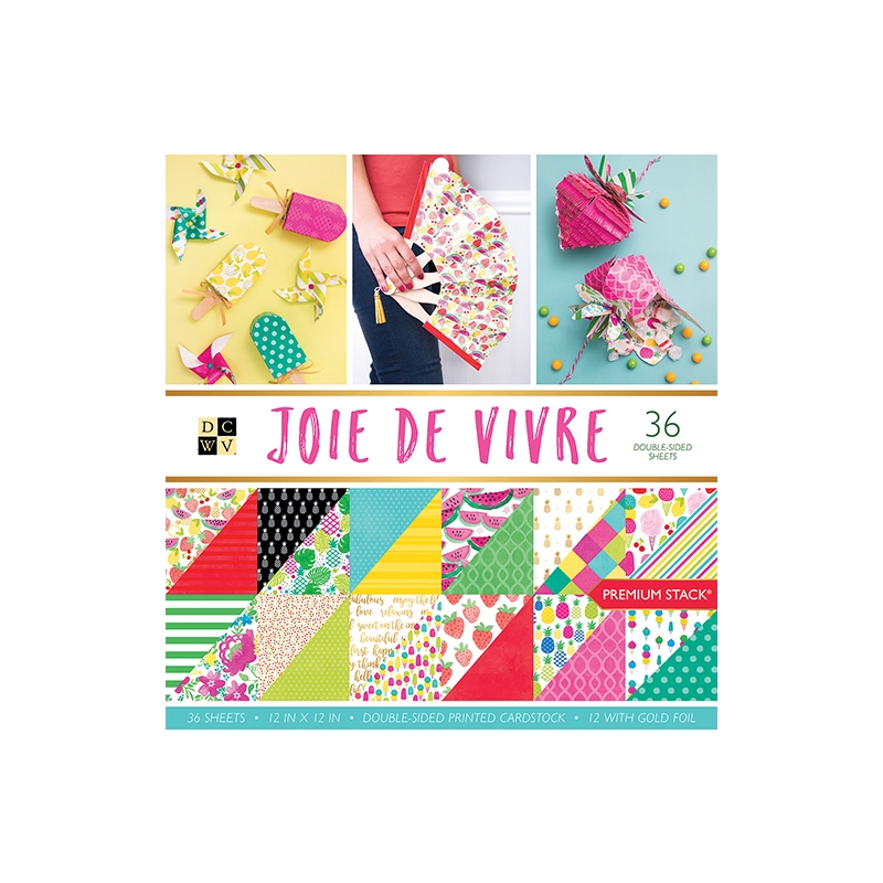 12x12 Joie De Vivre (36 Sheets)