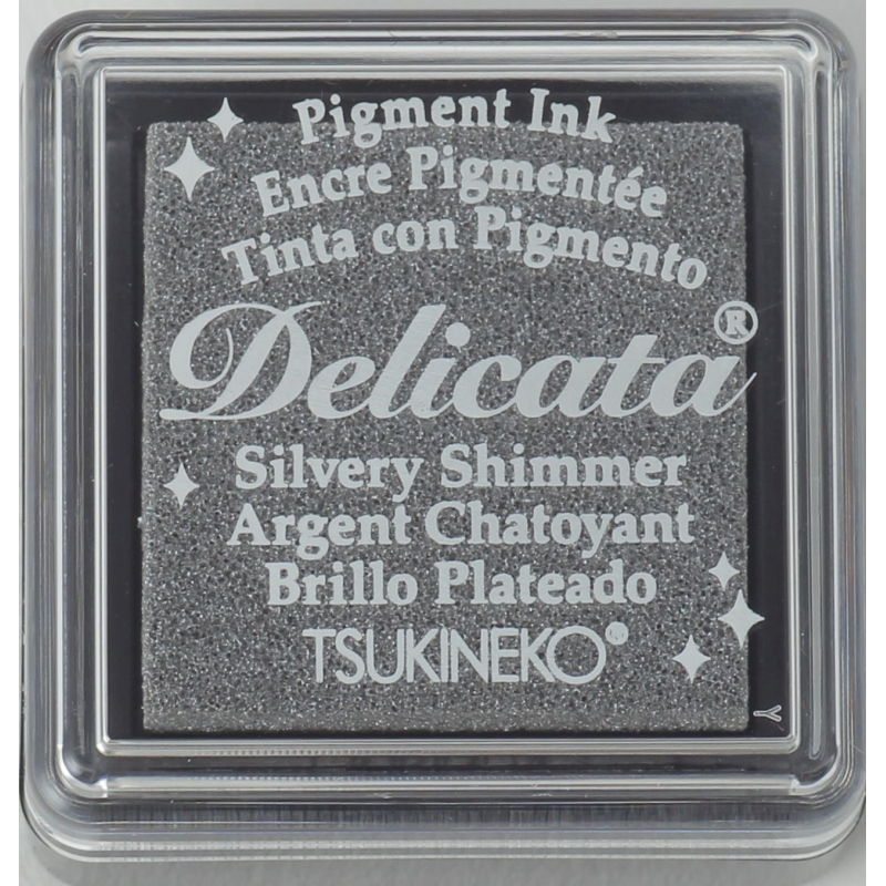 Silvery Shimmer  Delicata Ink Pad Small