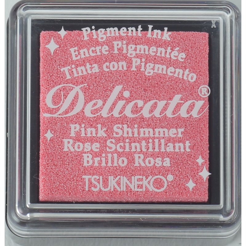 Pink Shimmer Delicata Ink Pad Small