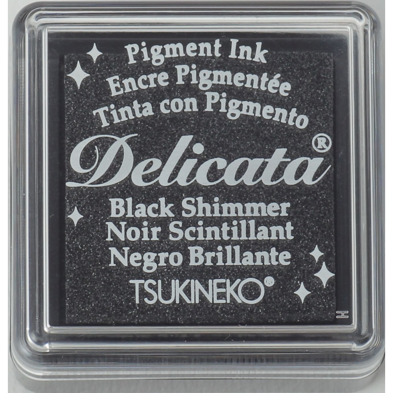Black Shimmer Delicata Ink Pad