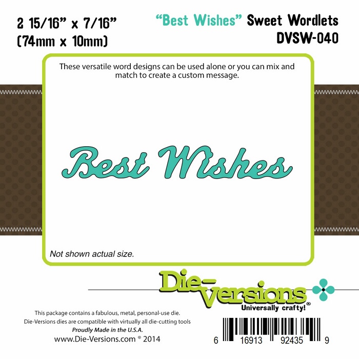 Sweet Wordlets - Best Wishes