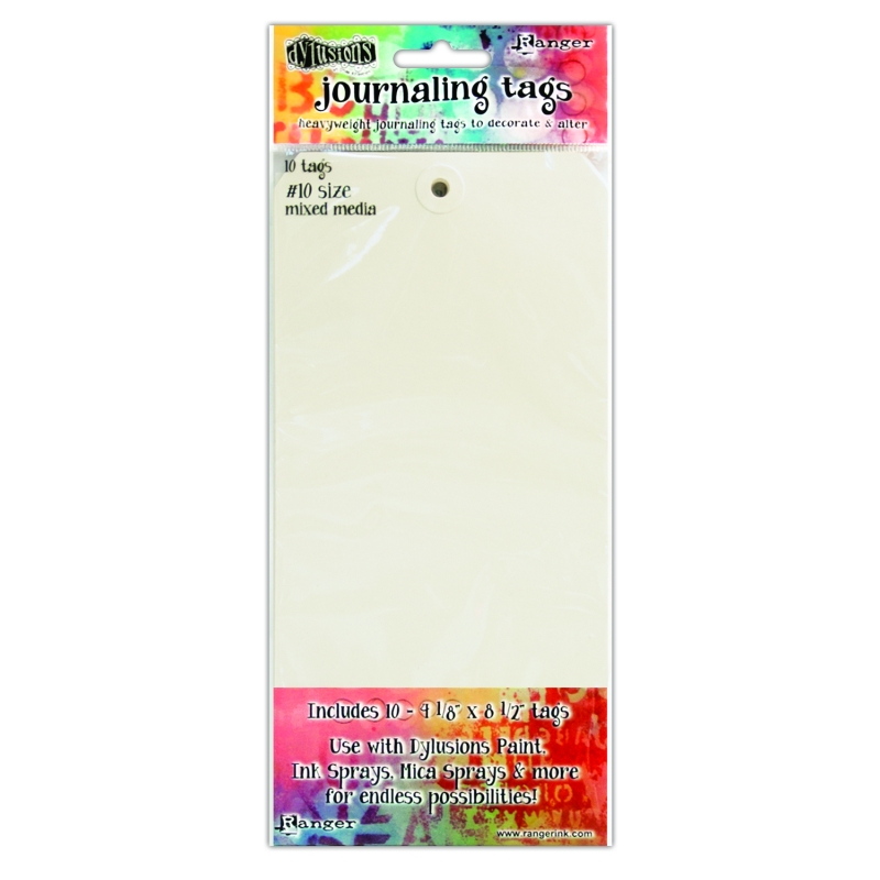 Dylusions Tags Media Paper x10