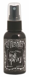 Dylusions Ink Spray Black Marble 