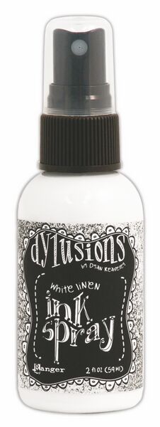 Dylusions Ink Spray White Linen