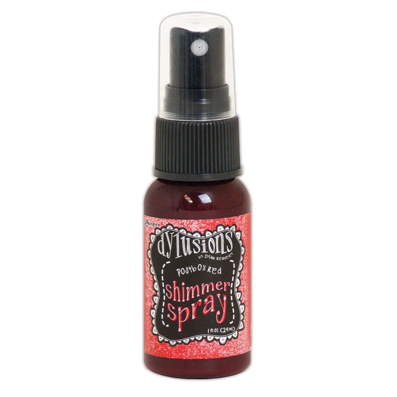 Dylusions Shimmer Spray Post box Red