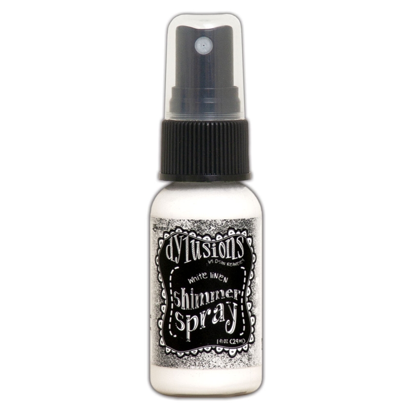 Dylusions Shimmer Spray - White Linen