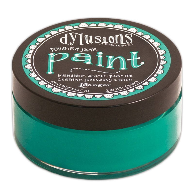 Dylusions Acrylic Paint - Polished Jade (2oz)
