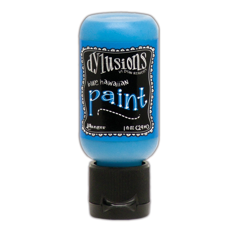 Dylusions Acrylic Paint - Blue Hawaiian (1oz)