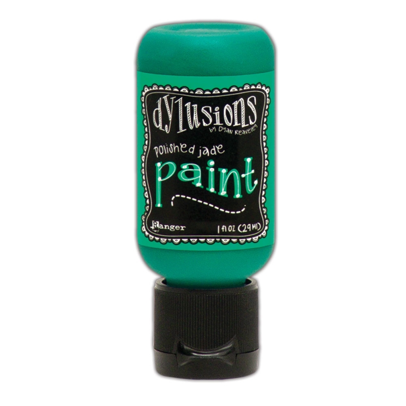 Dylusions Acrylic Paint - Polished Jade (1oz)