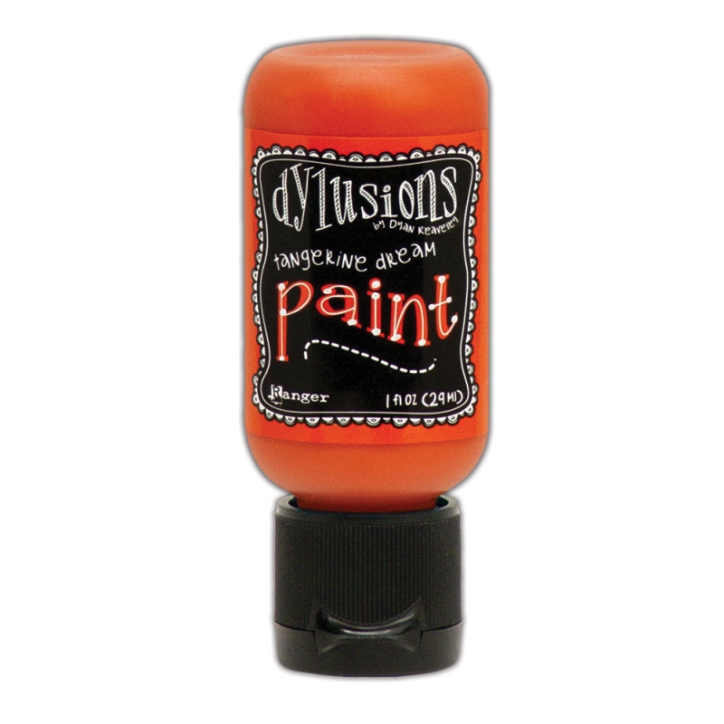 Dylusions Acrylic Paint - Tangerine Dream (1oz)