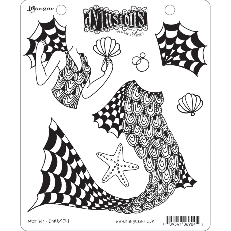 Dylusions Stamp Merlady