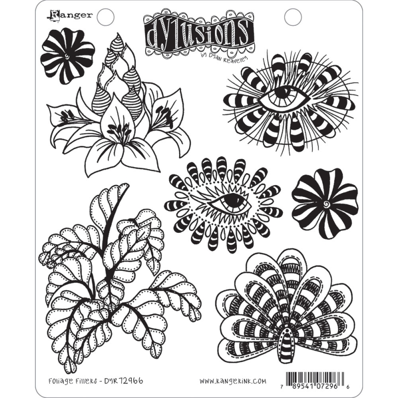 Dylusions Stamp Foliage Fillers 