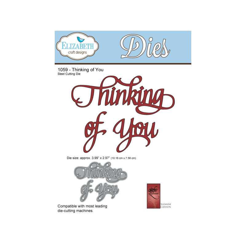 Elizabeth Craft Designs - A Way With Words: Thinking of You Die Set