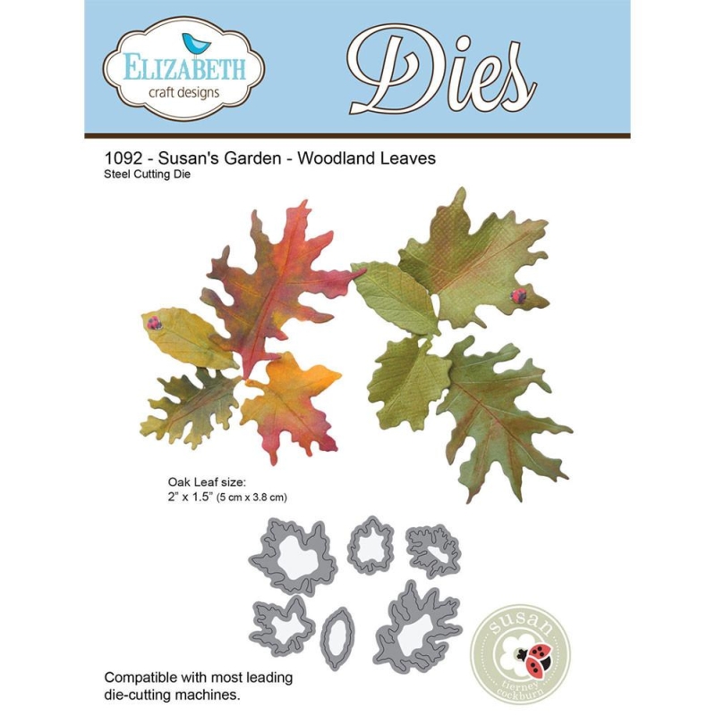 Elizabeth Craft Designs – Susan’s Garden Woodland Leaves Die Set