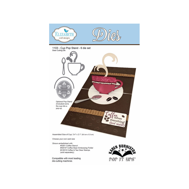 Elizabeth Craft Designs - Cup Pop Stand Die Set – POP IT UPS