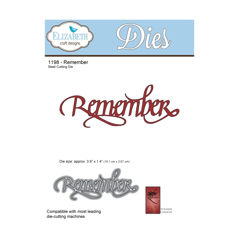 Elizabeth Craft Designs - A Way With Words: Remember Die