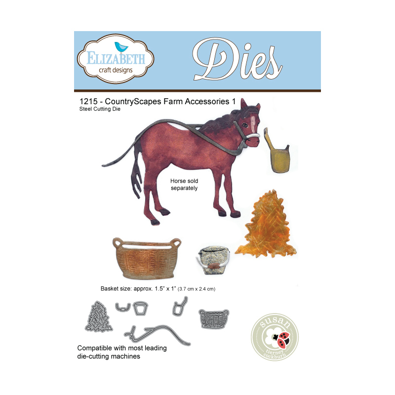 Elizabeth Craft Designs - CountryScapes Farm Accessories 1 Die Set