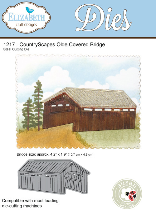 Elizabeth Craft Designs - CountryScapes Olde Covered Bridge Die